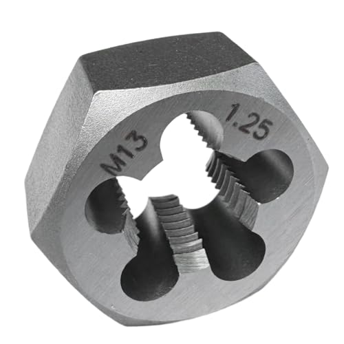 M13x1.25 Metric Hex Rethreading Die Alloy Steel Right Hand Die for Thread Repair and Maintenance - size: M13x1.25
