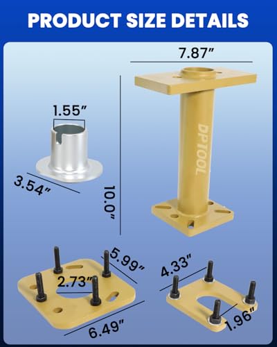 DPTOOL Rear Axle Bearing Puller Removal Install Tool Kit for Toyota | ABS Tone Ring Tool 40mm Bearing Driver with Adapter Plate for 4Runner Hilux Tacoma T100 Tundra
