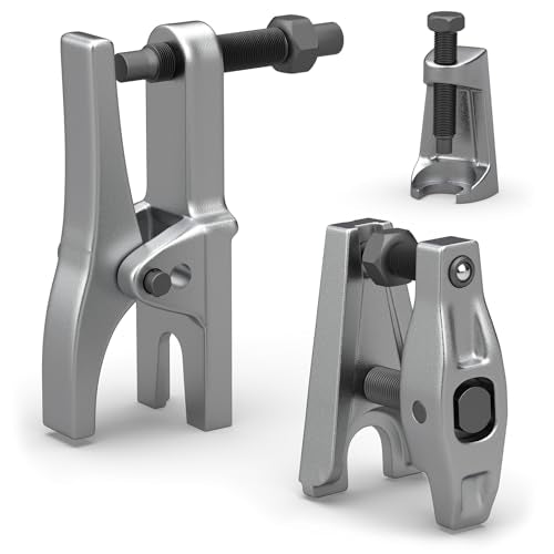 CARVALAX 3-in-1 Ball Joint Separator, Front End Service Tool Kit for Tie Rob Removal, Pitman Arm Puller, Cars SUVs Pickup Trucks Automotive Tools - color: Silver, style: 3-in-1