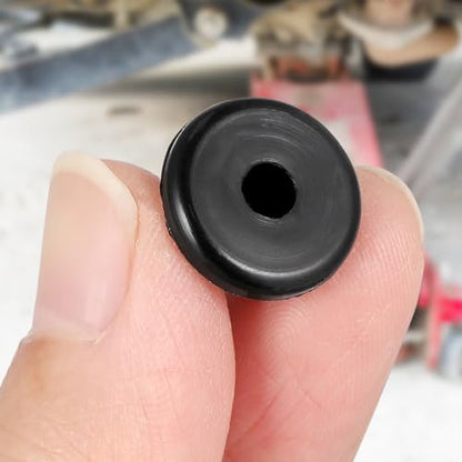 5Pcs Hydraulic Jack Oil Plugs Floor Jack Repair Plug Bottle Oil Filler Plug Flat-Head Floor Replacement Accessories Horizontal Bung Reservoir Rubber Filler Reservoir Plugs