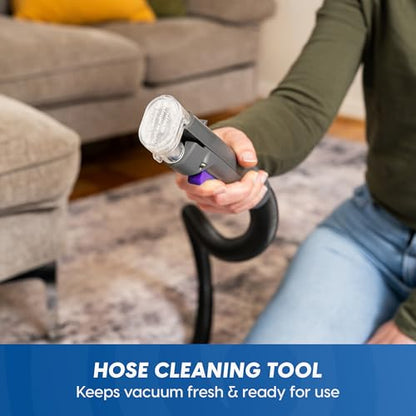 Vacmaster 500 Series Heated Carpet & Upholstery Spot Cleaner Machine | 16Kpa Power Suction with Versatile Tools for Pets, Area Rugs and Couches - SCB1001H 0101 - color: Purple