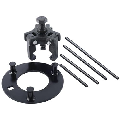 Harmonic Balancer Puller Set, Harmonic Damper Pulley Tool Compatible with Chevy Ford GM Mitsubishi
