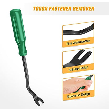 GOOACC 8PCS Auto Trim Removal Tool Kit No-Scratch Removal Tool Kit for Car Audio Dash Panel Window Molding Fastener Remover Tool Kit-Green - color: Green, size: 8PCS Trim Removal