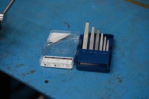 Century Drill & Tool 73214 6-Piece Square Flute Screw Extractor Set, #1 - #6, for Extracting Broken Screws and Bolts Without Damaging Threads - size: 6 Piece