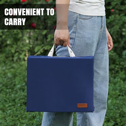 HappyPicnic Extra Large Kneeling Pad - 2.5 Inch Extra Thick Garden Kneeling pad, Knee Cushions for Gardening, Knees Support of Working, Repairing Knees Mat for Prayer, Fitness, Yoga, Gym & Pilates