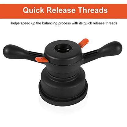 Wheel Balancer Tire Change Tool, Quick Release Wing Nut & Pressure Cup Hub Shaft Nut 40mm/ 38mm/ 36mm Wheel Balancer (Thread Diameter 40mm, Pitch 3mm) - size: Thread Diameter 40mm, Pitch 3mm