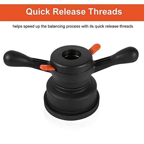 Wheel Balancer, Quick Release Tire Change Tool, Pressure Cup Hub Shaft Nut, 40mm/38mm/36mm Thread Diameter 4mm Pitch, for Car, Truck, SUV Maintenance - size: Thread Diameter 36mm, Pitch 3mm