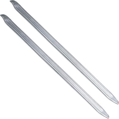 2 Pack 18 Inch Tire Spoons Iron,Heavy Duty Tire Changing Tool Tire Levers Bar,for Cars,Motorcycles,Dirtbike,Lawn Mower Tire Spoon (18 inch) - size: 18 Inch