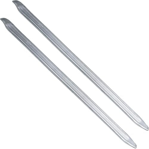 2 Pack 18 Inch Tire Spoons Iron,Heavy Duty Tire Changing Tool Tire Levers Bar,for Cars,Motorcycles,Dirtbike,Lawn Mower Tire Spoon (18 inch) - size: 18 Inch