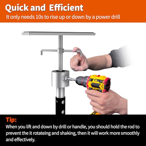 RV Slide Out Support Jacks with Flat Top Block, for Travel Camper RV Height Adjustable from 11" to 23", Heavy Duty Quick Lift Stabilizer up to 5000 lbs Capacity,Set of 2 Trailer Stabilizers