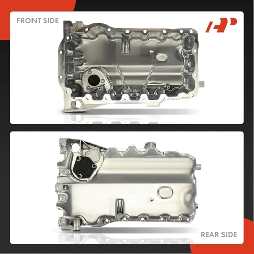 A-Premium Engine Oil Pan Sump with Drain Plug Compatible with Volkswagen Jetta 2006-2008, Eos 2007-2009, GTI 2006-2008, Passat 2006-2008 & Audi A3 2006-2008, TT 2008-2009, TT Quattro 2010-2013
