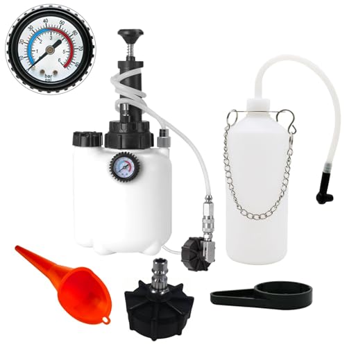 altivox 3L Brake Bleeder Pump Kit Brake Bleeder Kit Brake Fluid Bleeder Kit One Man Professional Vacuum Brake Bleeder Kit Suitable for Most European Car Models - color: for EU Model