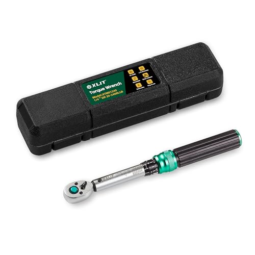 1/4" Drive Click Torque Wrench, 20-240 in.lb/2.3-27 Nm, Dual-Direction Adjustable 72 Tooth Ratchet, ±3% Accuracy Small Torque Wrench for Bike and Motorcycle - size: 1/4", 1.67-20 ft-lb