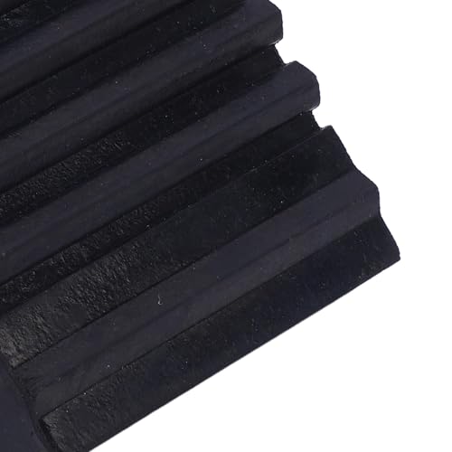 Alomejor Heavy Duty Rubber Wheel Chock Rubber Wheel Stopper 6.9 X 3.9 X 5.9in Anti Slip Weather Proof 3 to 5 Ton Tire Block for Car Trailer RV Truck ATV Parking