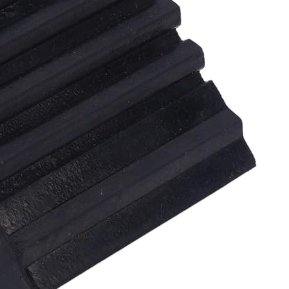 Alomejor Heavy Duty Rubber Wheel Chock Rubber Wheel Stopper 6.9 X 3.9 X 5.9in Anti Slip Weather Proof 3 to 5 Ton Tire Block for Car Trailer RV Truck ATV Parking