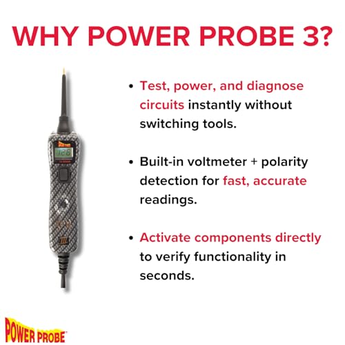 Power Probe 3 Circuit Tester, Supplies Power & Ground (PP3CSCARB) - color: Carb - Limited Edition