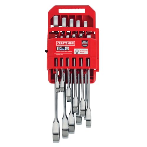 CRAFTSMAN Ratcheting Wrench Set, Metric, 11-Piece (CMMT87021)