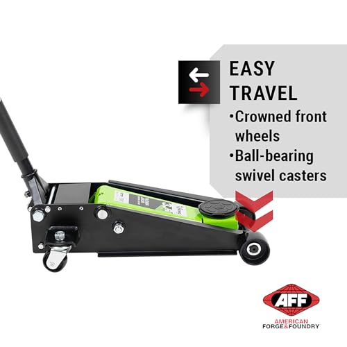 AFF Viking 3.5 Ton Floor Jack - Lightning Lift Hydraulic Car Jack - Heavy Duty - style: Standard Profile