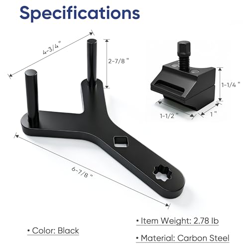 Strut Spreader Tool & Lower Control Arm Prying Tool,Suspension Tool Set,Ball Joint Removal Tool Kit for F W D, Import & Domestic Vehicles, Heavy Duty Steel for Safe, Fast Suspension Repair | Suspension Tool Set