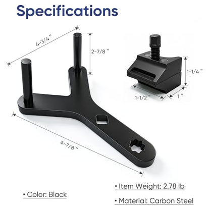 Strut Spreader Tool & Lower Control Arm Prying Tool,Suspension Tool Set,Ball Joint Removal Tool Kit for F W D, Import & Domestic Vehicles, Heavy Duty Steel for Safe, Fast Suspension Repair | Suspension Tool Set