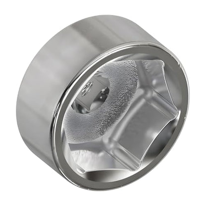 HZEL Car Oil Filter Socket, 32mm 6-Point Vehicle Fuel Pan Wrench Removal Tool, 3/8 Inch Heavy Duty Steel Automotive Drive Oilfilter Cap Accessories Compatible with LaCrosse Captiva Cobalt