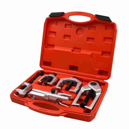 Ball Joint Removal Tool Kit - Alloy Steel Sturdy Car Ball Joint Separator & Pitman Arm Puller - 5-Piece Automotive Front End Service Tool Kit for Cars, SUVs & Trucks