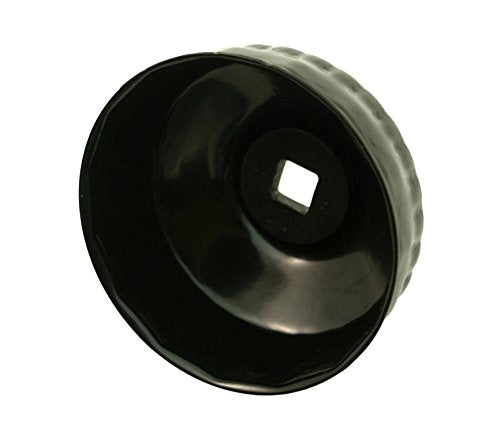CTA Tools A250 Cap-Type Oil Filter Wrench - 74/76mm x 15 Flute- Professional Grade, Black Finish, Precision-Stamped, Deep-Reach, 3/8-Inch Drive, Oil Filter Wrench - size: 74mm/76mm x 15 Flute