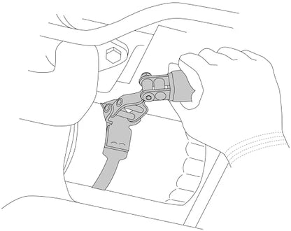 Lisle 57030 Standard Oil Filter Swivel Wrench - size: 3.5-3.875 / 88.9-98.4mm