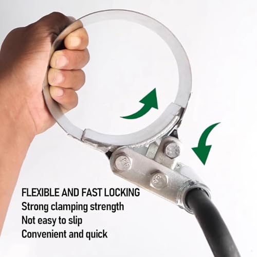Tyenaza 3-3/4 to 4-1/2 Inch Oil Filter Wrench with 1/2 Inch Drive Stainless Steel Heavy Duty Air Dryer Oil Filter Removal Tool
