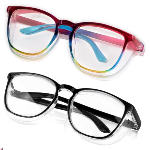 SQIMZAR Safety Glasses Goggles For Women Nurses Protective Eyewear,Anti Fog Safety Goggles - color: Multiple Colors+black