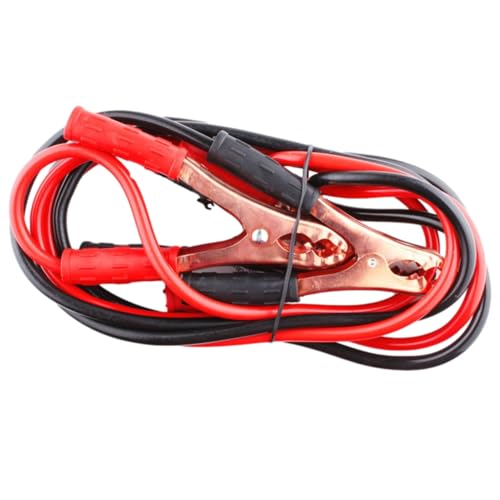 Jumper Cable – 500 a Heavy‑Duty Battery Cable for Truck, 1‑Gauge Copper‑clad Aluminum Wire | All‑Weather PVC Insulated Clamps, Car Battery Booster, Jump Start Kit, Automotive Power Lead