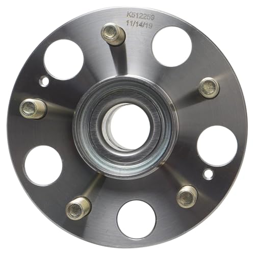Detroit Axle - Pair Rear Wheel Bearing Hubs for Acura 2002-2006 RSX 2004-2005 Honda Civic, Wheel Hub Bearings Assembly Replacement [5 Lug w/ABS] - style: 512259-DA x2/Pair
