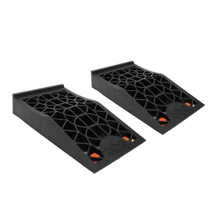Car Service Ramps Low Profile Car Ramps - 2.44in Lift Heavy Duty Tire for Vehicle Maintenance and Safe Lifting - Portable Service for Low Profile and Modified