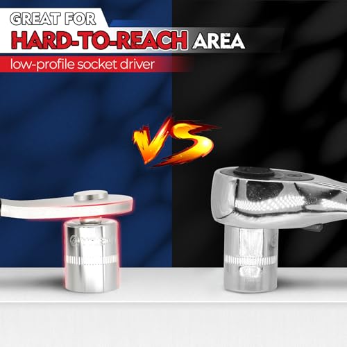 3PCS Low Profile Socket Lever, 1/4”, 3/8” and 1/2” Drive Breaker Bar, Extra Low Profile Stubby Wrenches Set, Non-Ratcheting, Great for Boats, RV, Off Road Vehicle - style: 3PCS