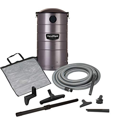 GV30 Wall Mounted Garage Vacuum with 30 ft Hose and Tools