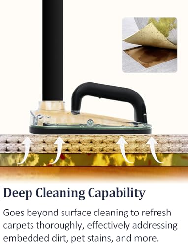 Nekuma Handheld Sub Surface Carpet Extractor Cleaner Stain Remover Tool Attachments for Water Wet Dry Vacuum Machine, Deep Cleaning Rug Shampooer Solution for Pets Dogs
