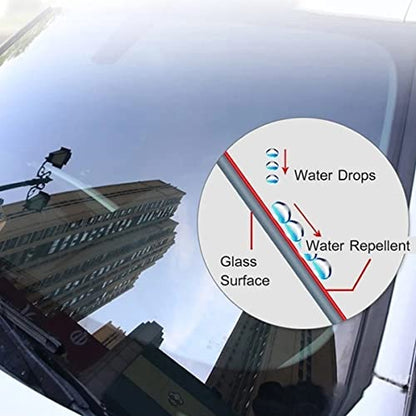 Car Glass Oil Film Cleaner, Glass Oil Film Remover for Car, Glass Film Removal Cream, Car Windshield Oil Film Cleaner, Glass Stripper Water Spot Remover with Sponge and Towel (5 Set) - color: 5 Set