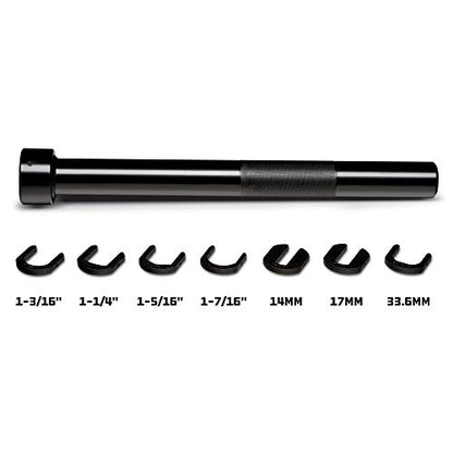Powerbuilt Inner Tie Rod Kit, Install and Remove Tie Rods, Tool Set Services Vehicles, Trucks, SUVs, Storage Case - 641449 - style: 8 Piece