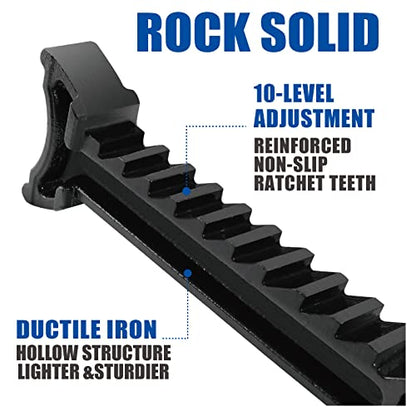 TCE AT43005AU Torin Steel Heavy Duty Jack Stands: Double Locking Pins, 3 Ton (6,000 lb) Capacity, Blue, 1 Pair (2 Pack) - style: Wide Base
