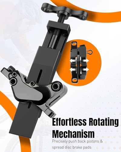 Pawfly Bicycle Disc Brake Pad Spreader Tool, Bike Brake Piston Press Tool for Hydraulic Disc Brakes, Brake Caliper Compression Tool, Brake Piston Pusher for Disc Brake Pad Replacement