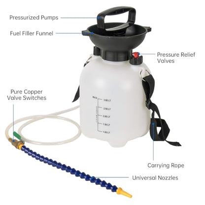 AIGMISON 3L Transmission Fluid Pump, Transmission Fluid Hand Pump Automotive,Transmission Oil Pump, Manual Automotive Oil Filling System - color: A