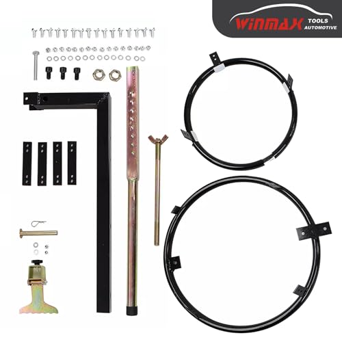 Tire Change Stand for 16" to 21" Tires, Portable Motorcycle Tire Changing Stand With Adjustable Bead Breaker Lever