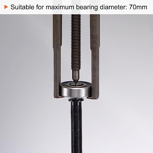 HARFINGTON 2-Jaw Gear Puller 6.5" High Carbon Steel Separate Lifting Device for Bearings - size: 6.5"