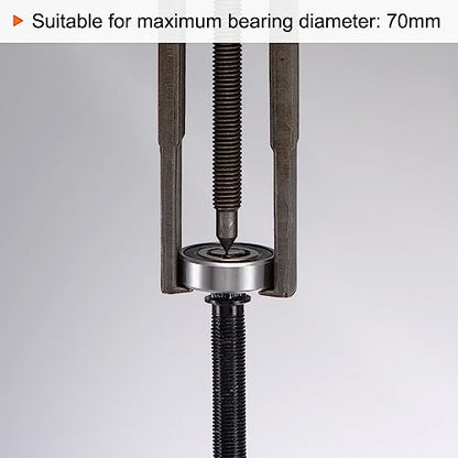 HARFINGTON 2-Jaw Gear Puller 6.5" High Carbon Steel Separate Lifting Device for Bearings - size: 6.5"