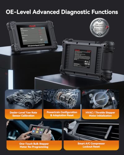 iCarsoft LR V4.0 Full System Bidirectional Diagnostic Scan Tool for Most Land Rover and Jaguar Free 2 Further Vehicle Groups Lifetime Free Update Up to 38 Resets Automotive Active Test Scanner CAN FD