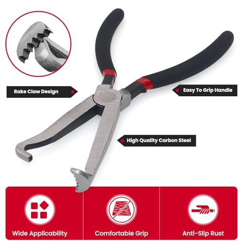 Electrical Connection Pliers CV Joint Boot Tool For Auto UTV ATV | Electrical Connection Pliers 60 Degree Electrical Disconnect Plier CV Boot Clamp Pliers CV Joint Boot Clamp Tool ﻿
