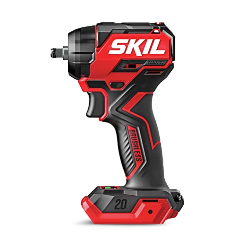 SKIL PWR CORE 20 Brushless 20V 3/8-Inch Compact Impact Wrench Tool Only- IW6739B-00 - style: Impact Wrench Tool Only_Compact