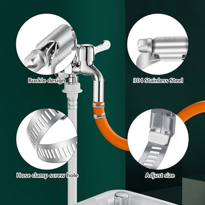 20 Pack Stainless Steel Hose Clamp Adjustable 7/8'' - 1-1/4'' (18-32mm) Worm Gear Hose Clamp,Our Hose Clamps Are Used For Home, Garden and Automotive Hose Connections - size: 20 pcs (7/8'' - 1-1/4'')