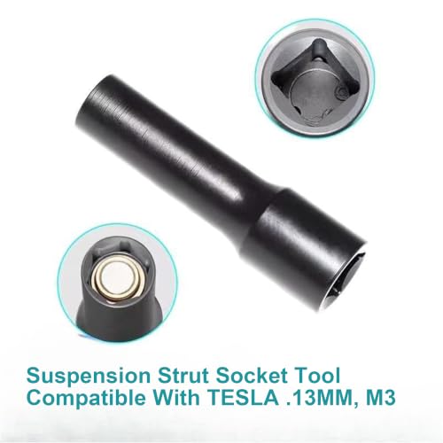 13mm Shock Absorber Strut Removal Tool – 1/2" Drive Suspension Strut Socket Compatible with Tesla OEM 1467109-00-A