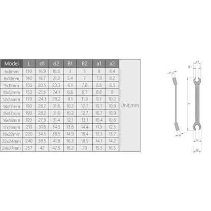 Utoolmart 3Pcs Flare Nut Wrench, 10mm x 12mm Metric Double Open End Wrench - color: 3pcs, size: 10x12mm